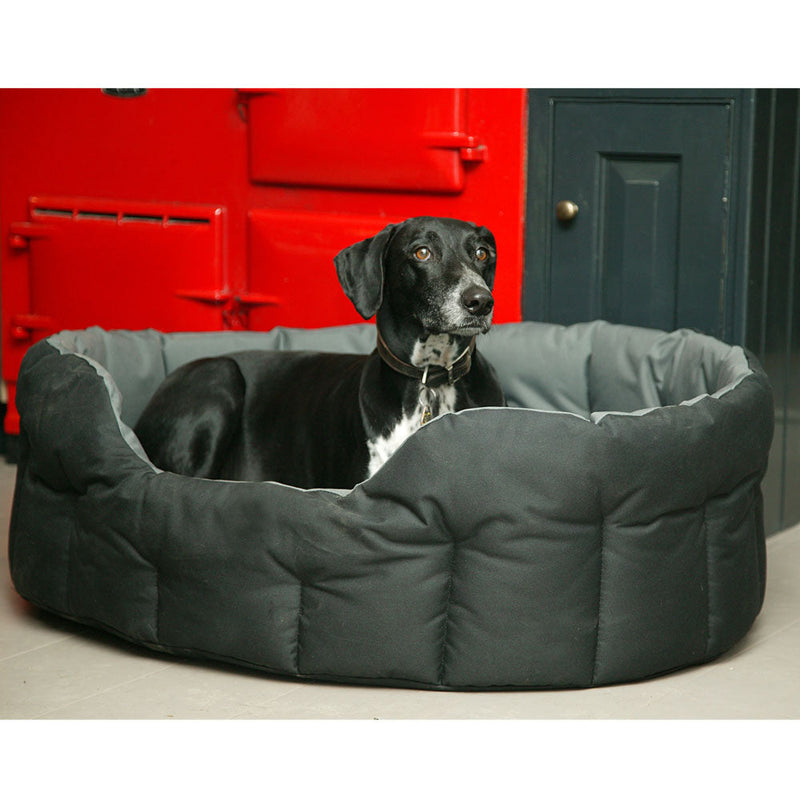 Load image into Gallery viewer, P&amp;L Country Dog Tough Heavy Duty Oval High Sided Waterproof Dog Beds.
