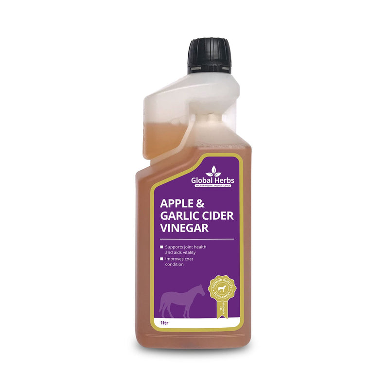 Load image into Gallery viewer, Global Herbs Apple &amp; Garlic Cider Vinegar - Ashurst Equestrian &amp; Country
