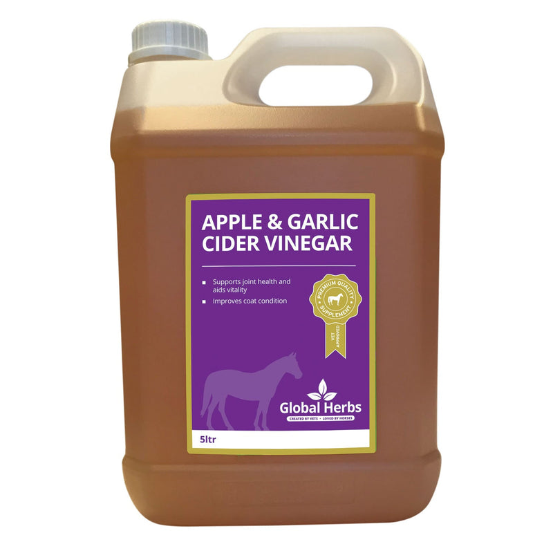 Load image into Gallery viewer, Global Herbs Apple &amp; Garlic Cider Vinegar - Ashurst Equestrian &amp; Country
