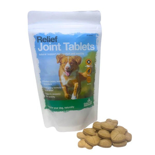 Global Herbs Canine Relief Tablets - 60 Tablets - Ashurst Equestrian & Country