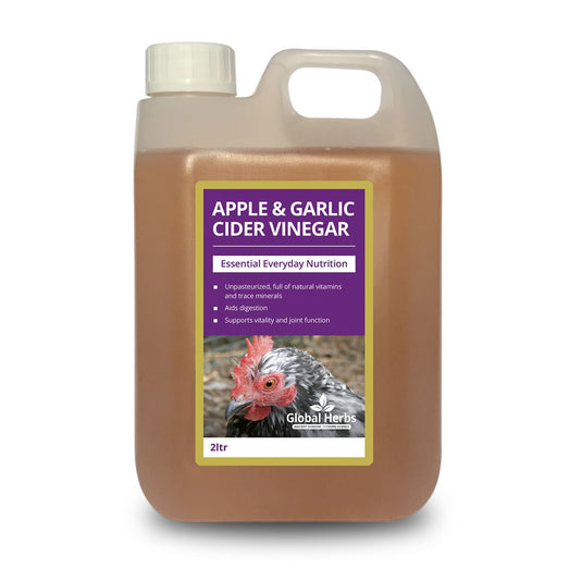 Global Herbs Poultry Apple & Garlic Cider Vinegar - Ashurst Equestrian & Country