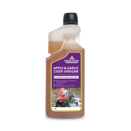 Global Herbs Poultry Apple & Garlic Cider Vinegar - Ashurst Equestrian & Country