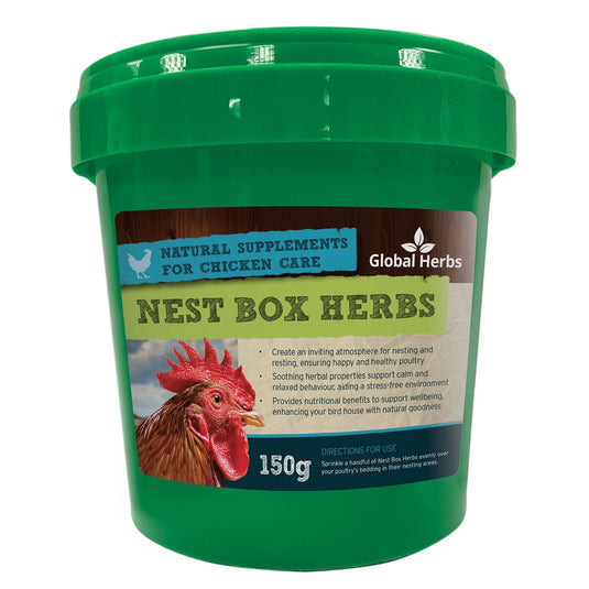 Global Herbs Poultry Nest Box Herbs - Ashurst Equestrian & Country