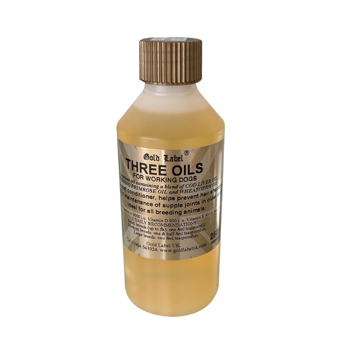 Gold Label Canine Three Oils - Ashurst Equestrian & Country