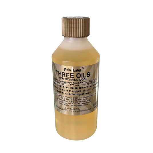 Gold Label Canine Three Oils - Ashurst Equestrian & Country