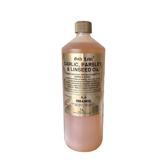Gold Label Garlic, Parsley & Linseed Oil - Ashurst Equestrian & Country