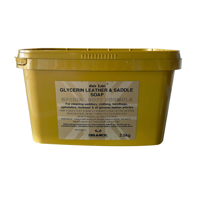 Gold Label Glycerin Leather & Saddle Soap Soft Formula - Ashurst Equestrian & Country