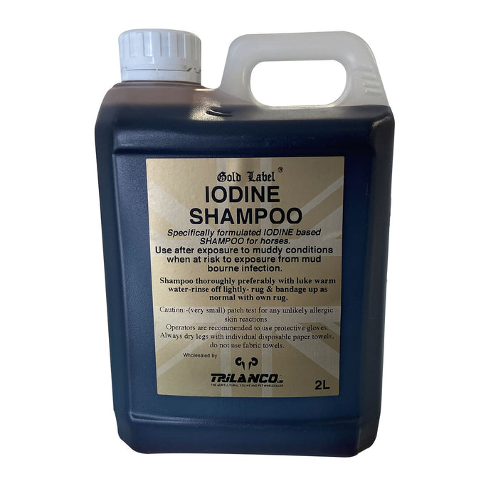 Gold Label Iodine Shampoo - Ashurst Equestrian & Country