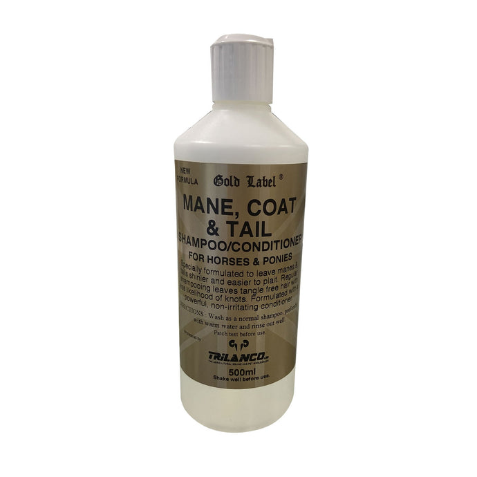Gold Label Mane, Coat & Tail Shampoo/Conditioner - Ashurst Equestrian & Country