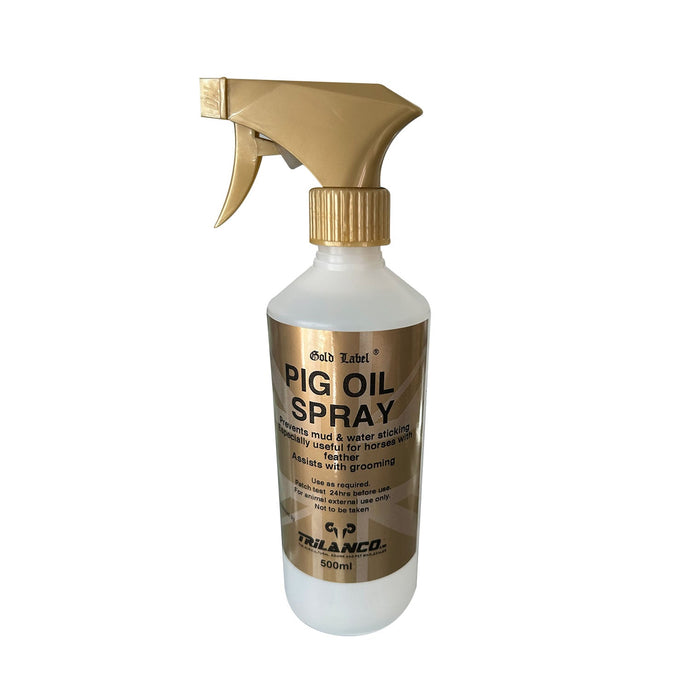 Gold Label Pig Oil Spray - Ashurst Equestrian & Country