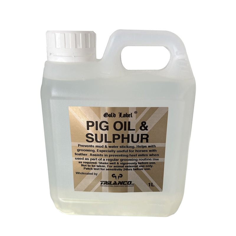 Load image into Gallery viewer, Gold Label Pig Oil &amp; Sulphur - Ashurst Equestrian &amp; Country

