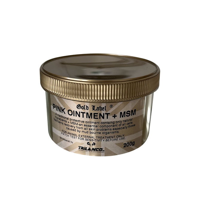 Gold Label Pink Ointment + Msm - Ashurst Equestrian & Country