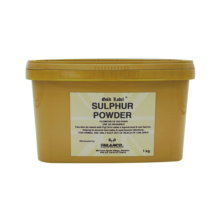 Gold Label Sulphur Powder - Ashurst Equestrian & Country