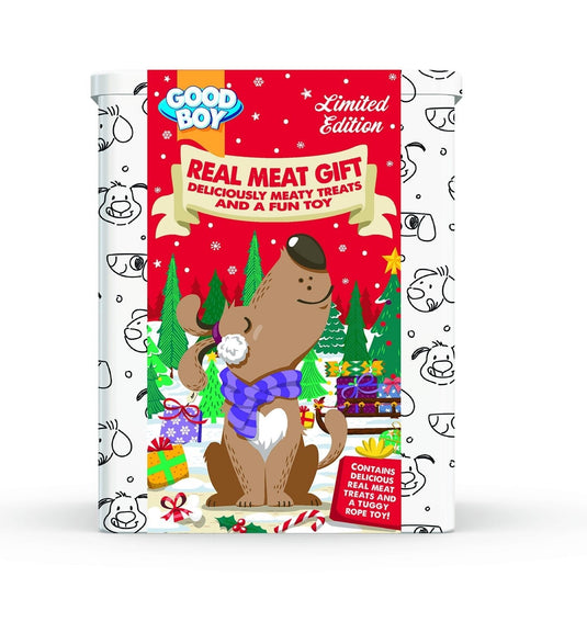 Good Boy Real Meat Gift Tin - Ashurst Equestrian & Country