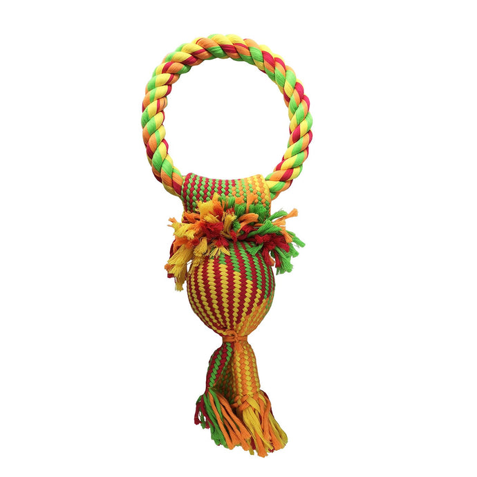 Good Boy Tug Threads Squeaky Ball & Ring - Ashurst Equestrian & Country
