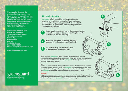 Greenguard Muzzle - Ashurst Equestrian & Country