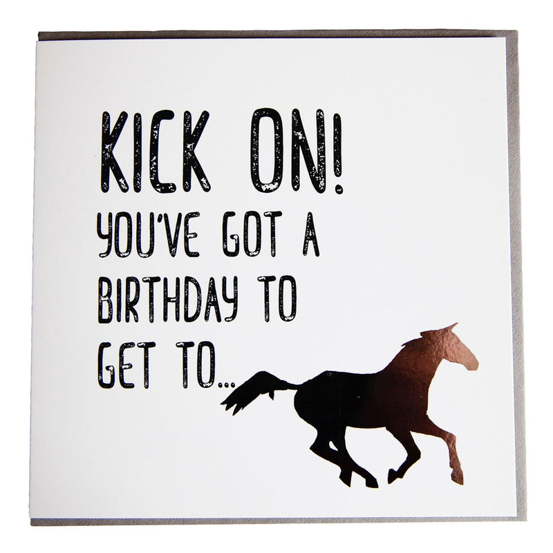 Load image into Gallery viewer, Gubblecote Foiled Greetings Card - Ashurst Equestrian &amp; Country
