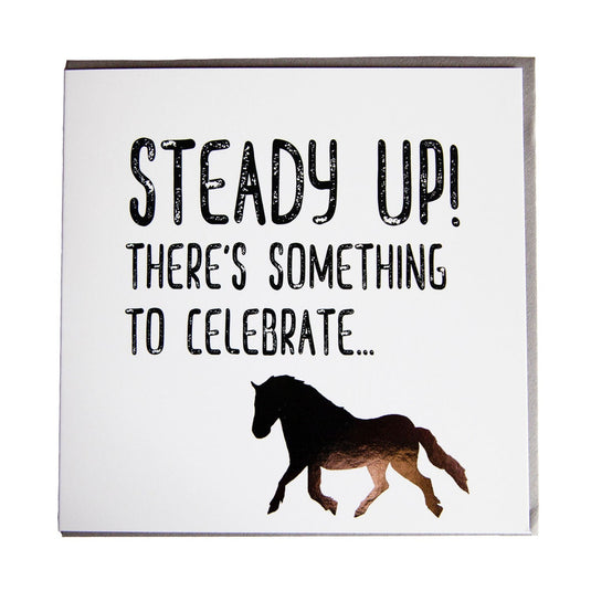 Gubblecote Foiled Greetings Card - Ashurst Equestrian & Country