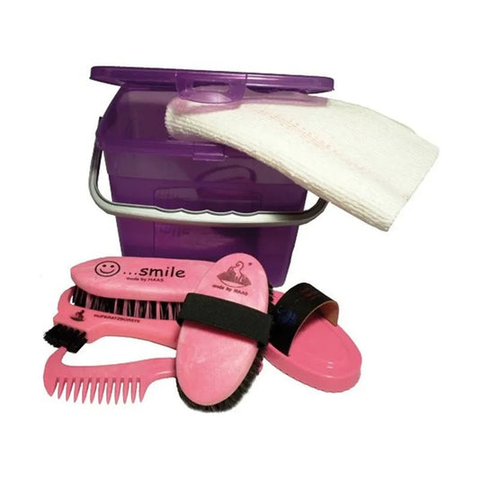 Haas Kinder Grooming Box Pink - Ashurst Equestrian & Country