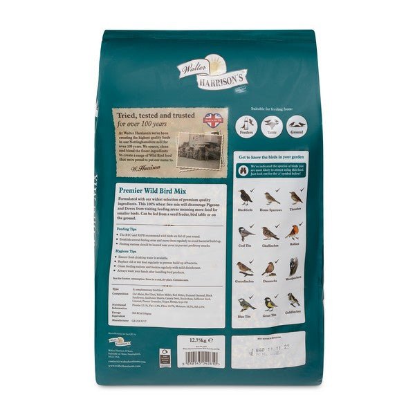 Load image into Gallery viewer, Harrisons Premier Wild Bird Mix 12.75kg - Ashurst Equestrian &amp; Country
