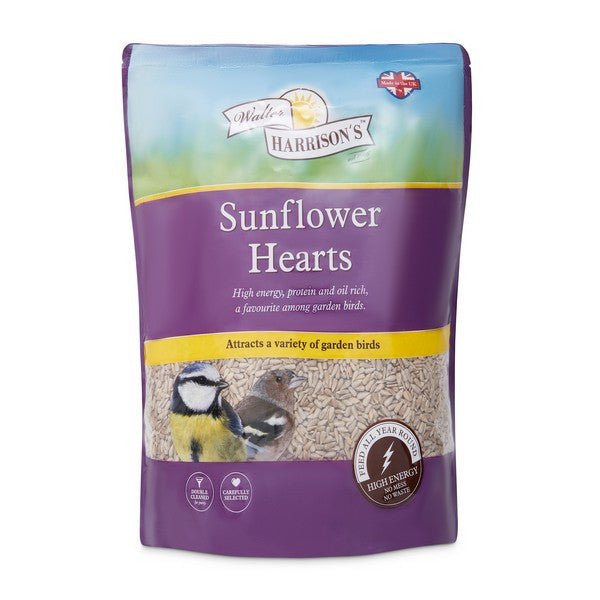 Load image into Gallery viewer, Harrisons Sunflower Hearts 4kg Pouch - Ashurst Equestrian &amp; Country
