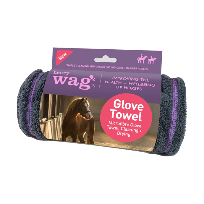 Henry Wag Equine Microfibre Glove Towel - Ashurst Equestrian & Country