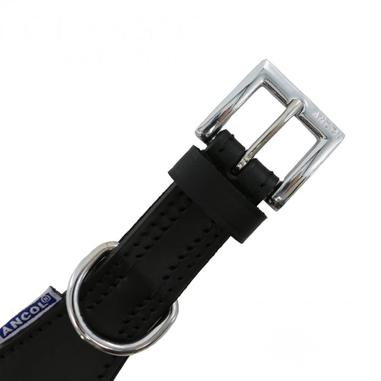 Heritage Padded Leather Hound Collar - Ashurst Equestrian & Country