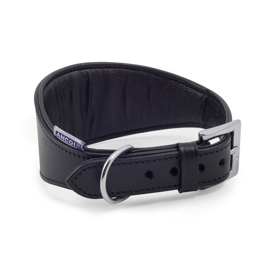 Heritage Padded Leather Hound Collar - Ashurst Equestrian & Country