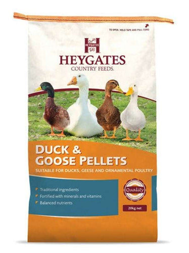 Heygates Duck & Goose Pellets 20kg - Ashurst Equestrian & Country