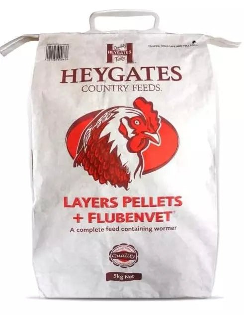 Heygates Layers Pellets with Flubenvet 5kg - Ashurst Equestrian & Country