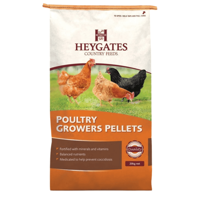 Heygates Poultry Grower 20kg - Ashurst Equestrian & Country