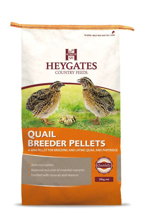 Heygates Quail Layer/Breeder Pellets 20kg - Ashurst Equestrian & Country