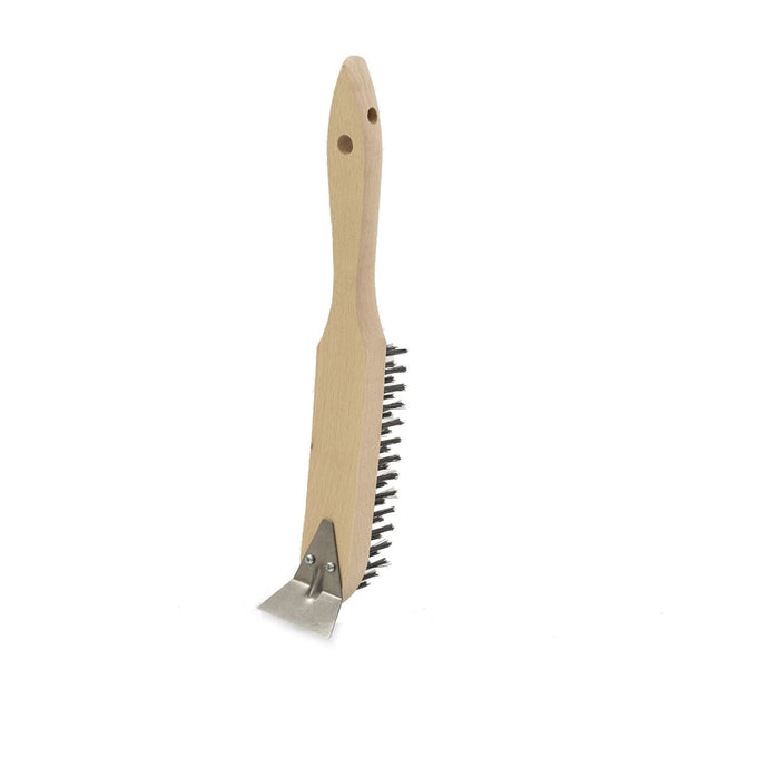 Hillbrush Trade Wire Scratch Brush With Scraper - Ashurst Equestrian & Country