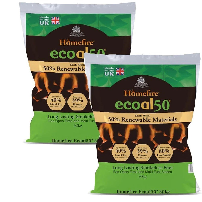 Load image into Gallery viewer, Homefire Ecoal 50 Smokeless 20kg (050) - Ashurst Equestrian &amp; Country

