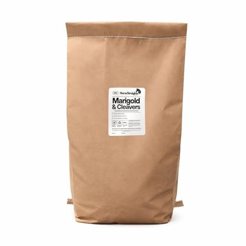 Horse Straights Direct Marigold & Cleavers Mix - 1kg Pouch - Ashurst Equestrian & Country