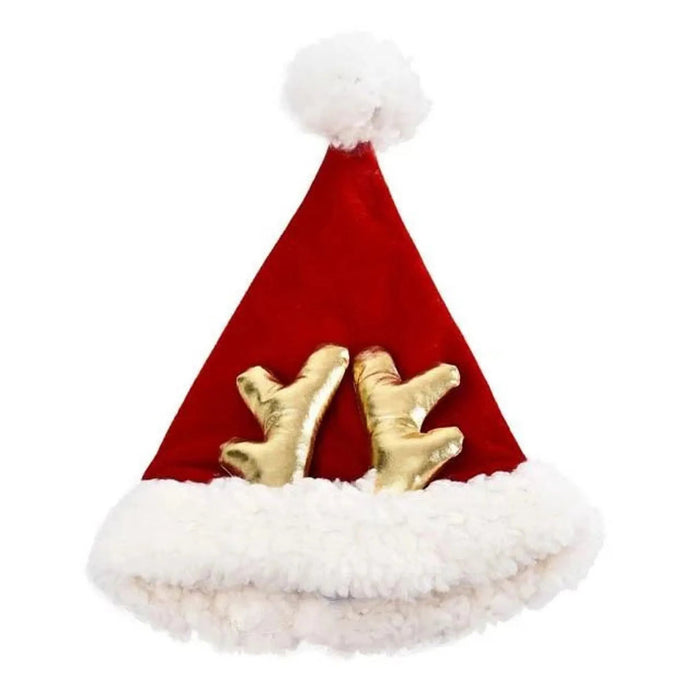 House Of Paws - Santa Hat with Antlers (One Size) - Ashurst Equestrian & Country