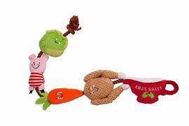 House Of Paws - Xmas Dinner Rope Toy - Ashurst Equestrian & Country