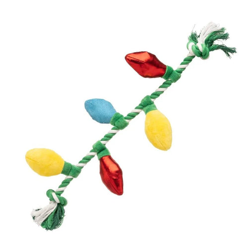 House Of Paws - Xmas Tree Lights Rope Toy - Ashurst Equestrian & Country