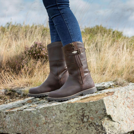 Hudson Mid Boots - Chocolate - Ashurst Equestrian & Country