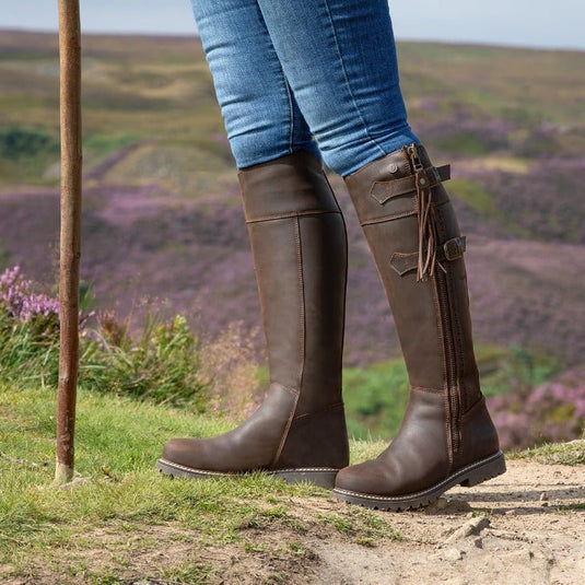 Hudson Storm Waterproof Boots - Chocolate - Ashurst Equestrian & Country