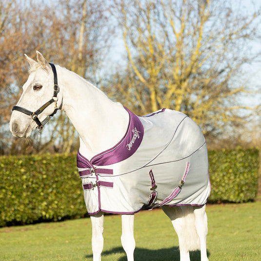 Hy Defencex Shield Sport Air Cooler Rug Grey/Purple - Ashurst Equestrian & Country