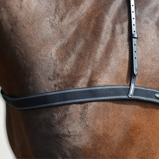 Hy Elasticated Elastic Breastgrth - Ashurst Equestrian & Country