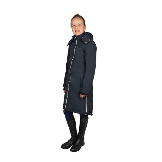 Hy Equestrain Elevate Mizs Guard Waterproof Coat Navy - Ashurst Equestrian & Country