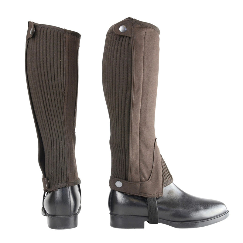 Load image into Gallery viewer, Hy Equestrian Amara Half Chaps Adult Brown - Ashurst Equestrian &amp; Country
