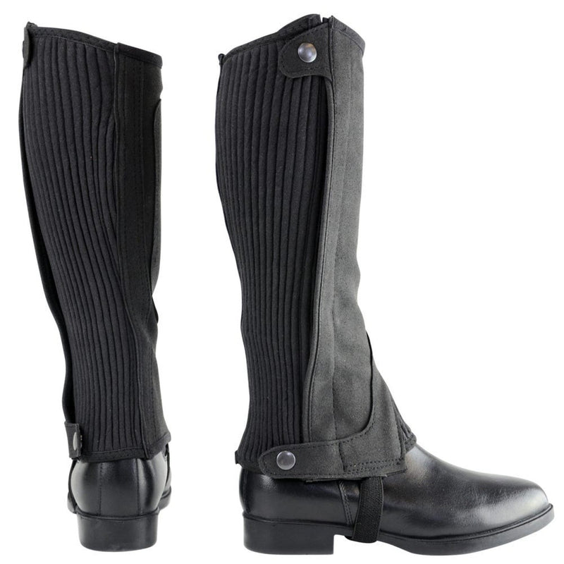 Load image into Gallery viewer, Hy Equestrian Amara Half Chaps Child Black - Ashurst Equestrian &amp; Country
