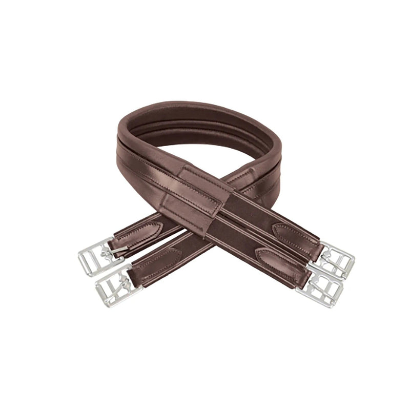 Load image into Gallery viewer, Hy Equestrian Atherstone Girth Elasticated Both Ends Brn - Ashurst Equestrian &amp; Country
