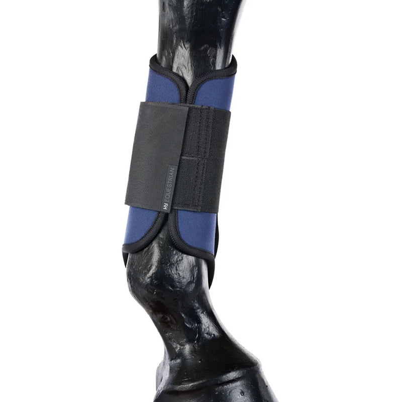 Load image into Gallery viewer, Hy Equestrian Brushing Boots Navy - Ashurst Equestrian &amp; Country
