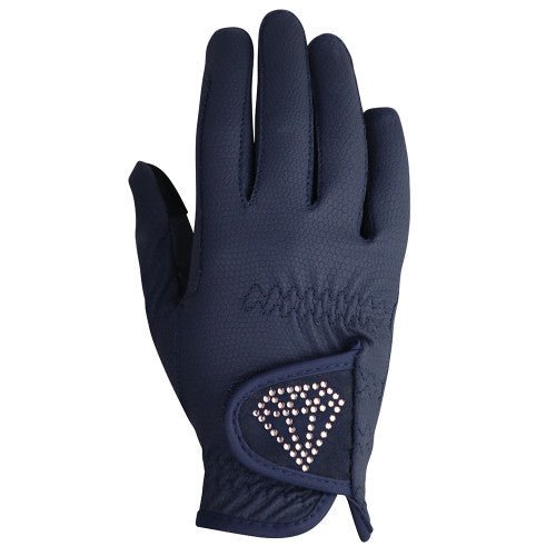 Hy Equestrian Cadiz Riding Gloves Child Navy - Ashurst Equestrian & Country