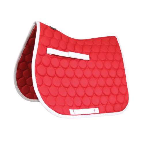 Hy Equestrian Christmas Saddle Pad Red/White - Ashurst Equestrian & Country