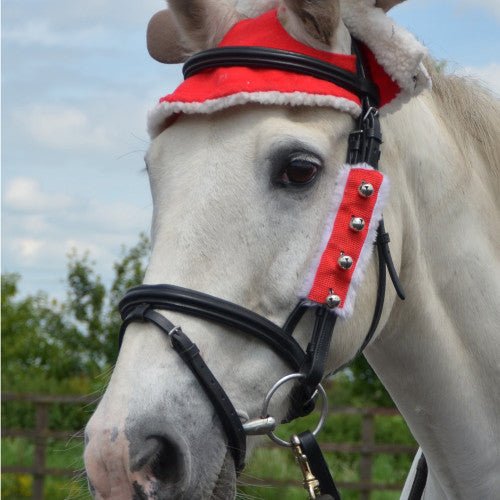 Hy Equestrian Christmas Santa Bridle Set Red/White - Ashurst Equestrian & Country